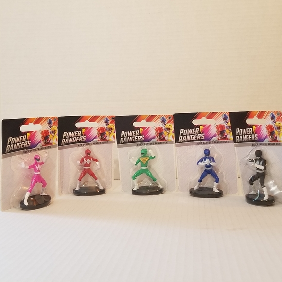 Just Play Power Rangers Set Of 5 Figurines - Picture 1 of 9